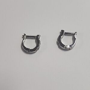 Hoop Silver Tone Rhinestone Earring Womens Teen Jewelry